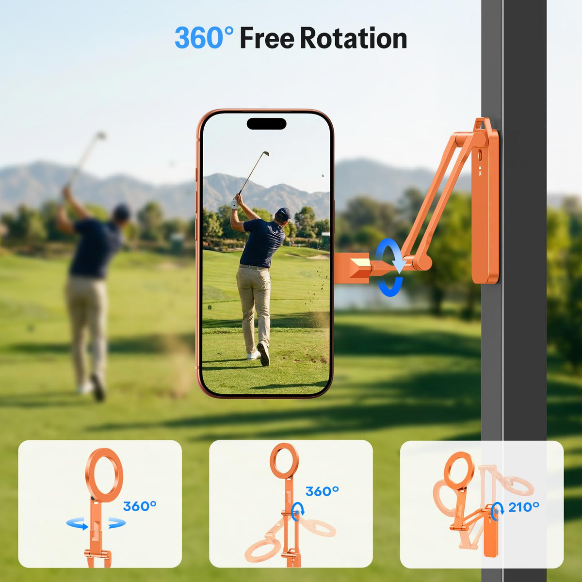 EZ-GO and Club Car compatibility with OMOTON CV08 mount