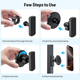 Metal ring compatibility expands use with non-MagSafe devices.