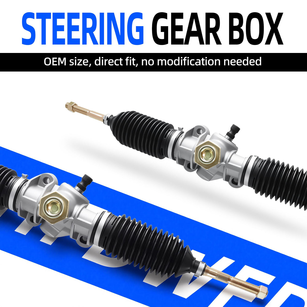 On-course driving with Mixopoly steering rack, smoother steering experience