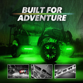 OPT7 Aura Pro waterproof aluminum housing resists rain and mud for outdoor use.