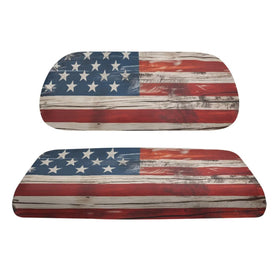 Oramclsy American Flag rear seat cover protects against spills and fur