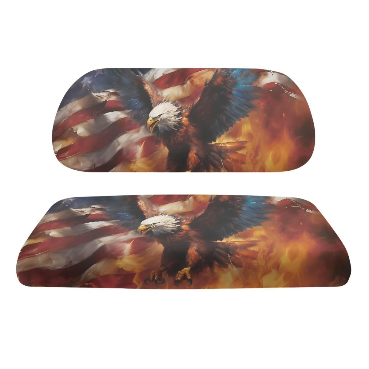 Oramclsy American Flag backrest cover — breathable protection for seats.
