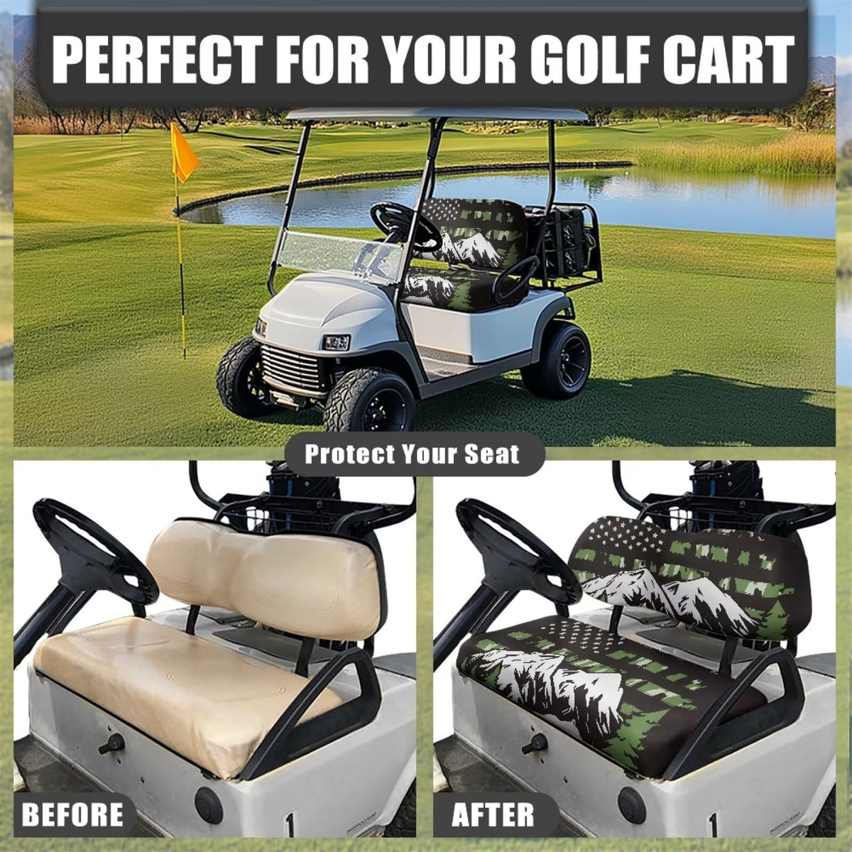 Oramclsy full-wrap design shields seats from dirt and scratches