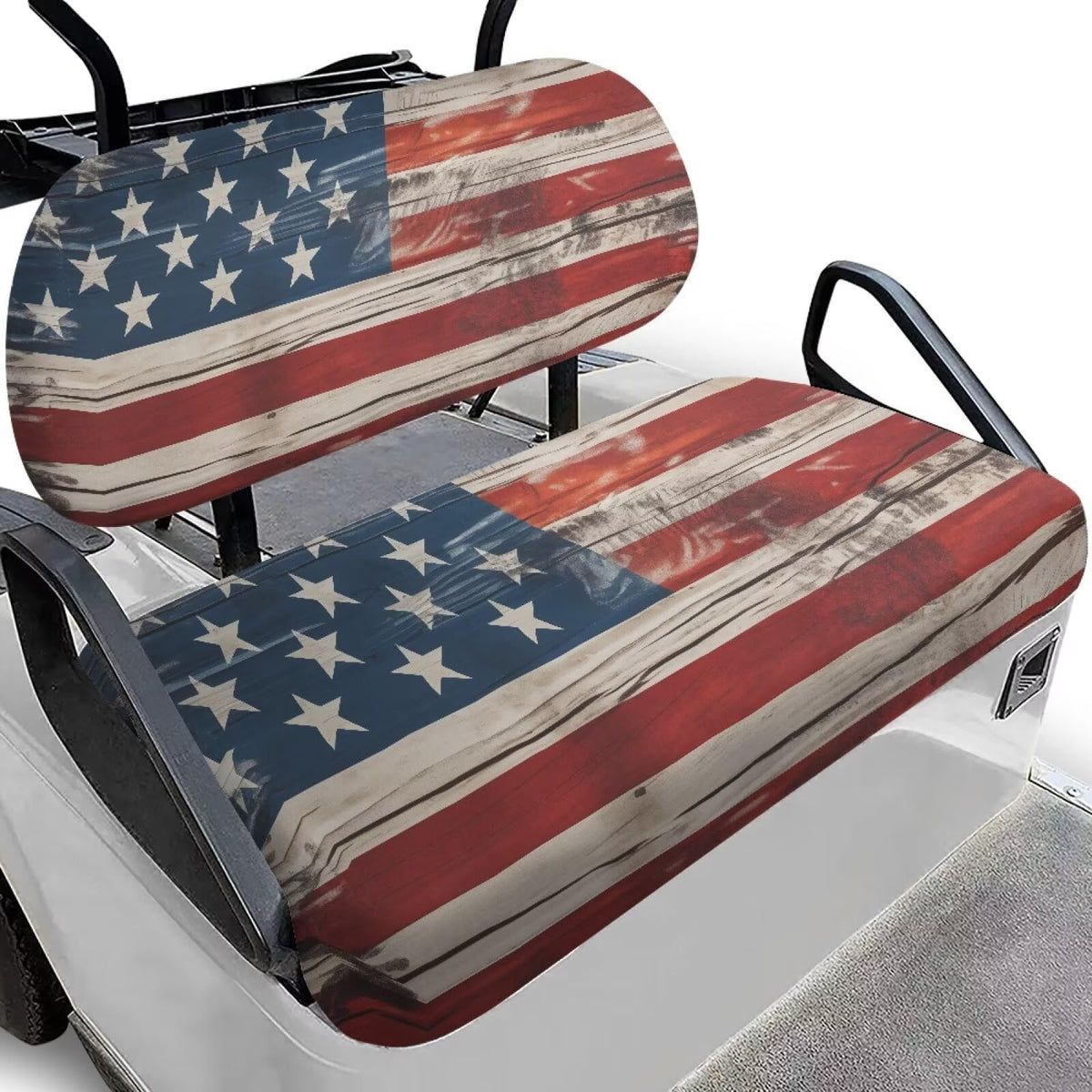 Oramclsy elastic-fit golf cart seat cover adapts to most models