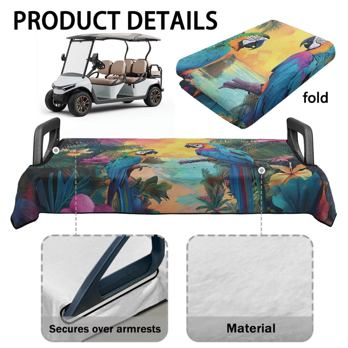 Oramclsy non-slip bottom quilted cover stays securely in place