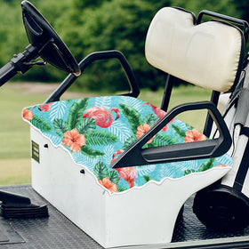 ORIGACH golf cart interior cooling blanket demonstrates a comfortable ride in hot weather.
