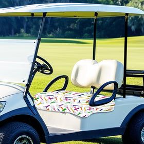 Cooling microfiber blanket towel helps stay comfortable during warm rounds