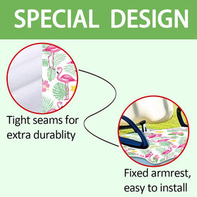 ORIGACH Cooling Microfiber Blanket keeps seats comfortable during long rounds.