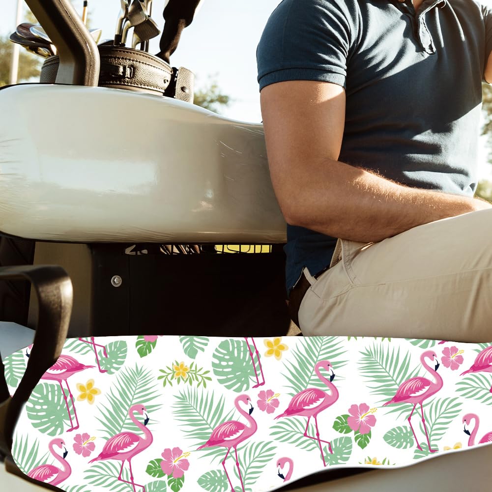 ORIGACH Easy Install Seat Cover fits over armrests for a snug look.