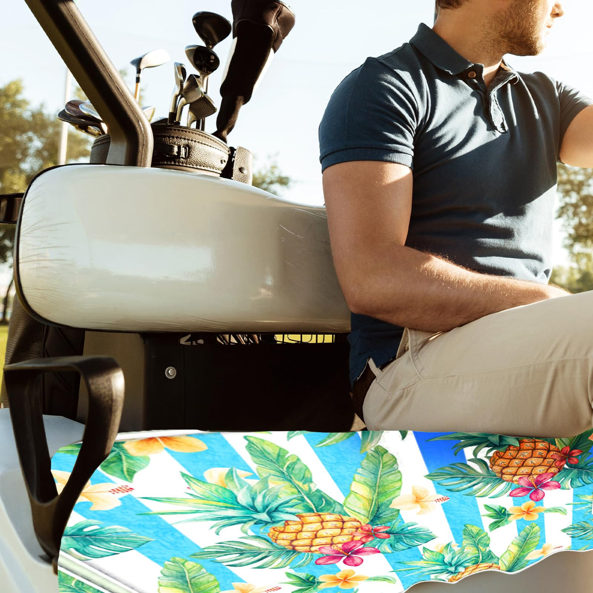 ORIGACH seat cover easy to install and remove for quick cleaning