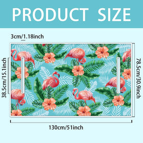Close-up of ORIGACH Flamingos design with vibrant colors for course-ready style.