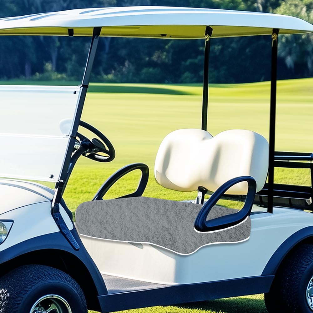 ORIGACH seat cover protects from sun and dirt during outdoor golf sessions.