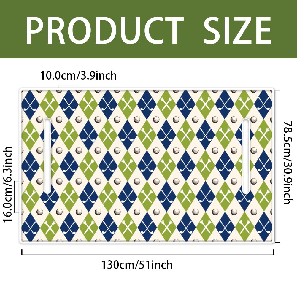 Origach seat cover with golf ball pattern adds style and protection for sunny drives.