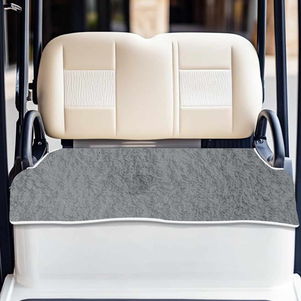ORIGACH golf cart seat cover with pink hibiscus pattern protects seats in tropical style.