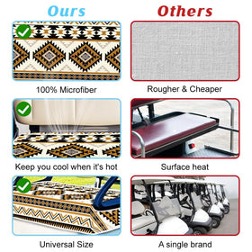ORIGACH microfiber seat towel improves comfort and maintenance ease.