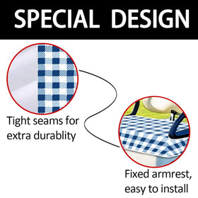 ORIGACH universal-fit seat cover fits most two-seat carts for easy refresh.