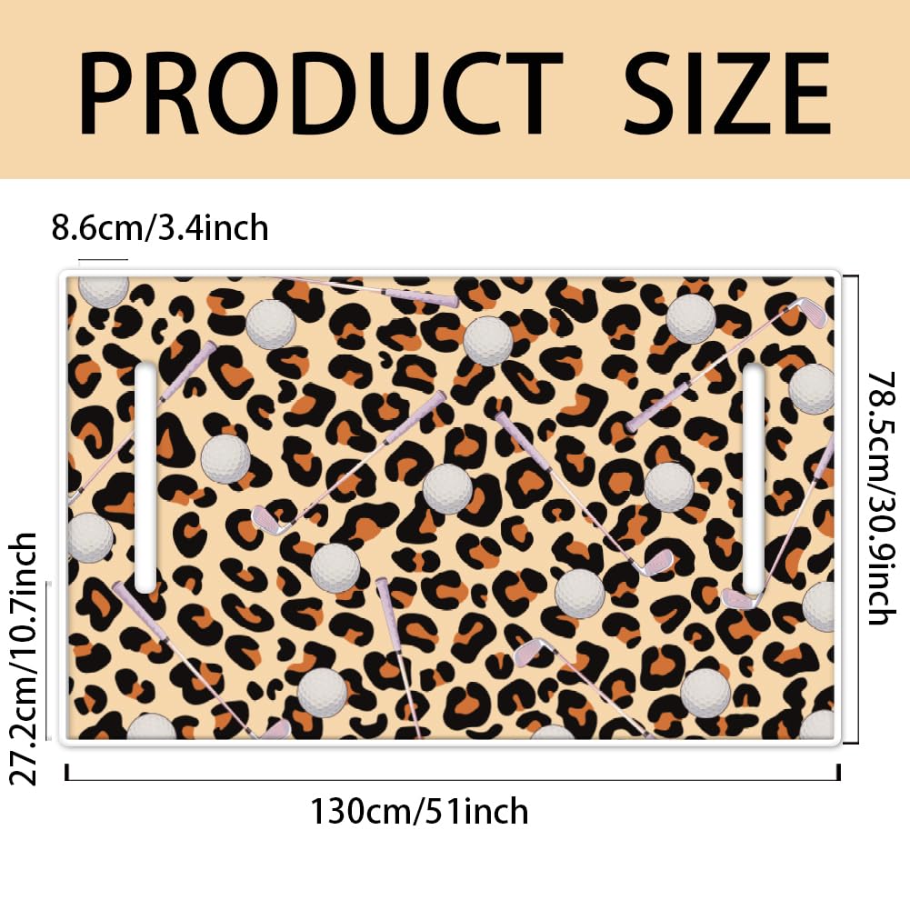 ORIGACH golf club-pattern seat cover blends sport design with durable microfiber