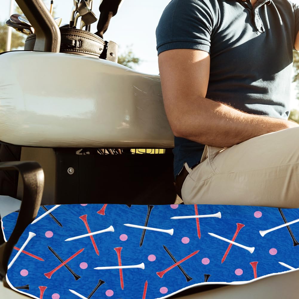ORIGACH golf tee pattern design adds bright style to your cart