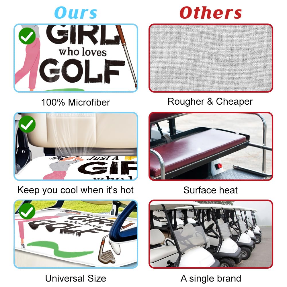 ORIGACH Just A Girl Who Loves Golf pattern on seat cover