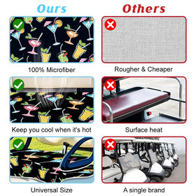 ORIGACH machine-washable fabric simplifies cleaning after rounds.