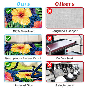 ORIGACH machine-washable microfiber keeps colors bright after many rounds.