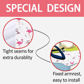 ORIGACH microfiber seat cover delivers soft comfort and easy machine washing.