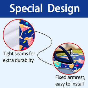 ORIGACH microfiber seat cover offers soft comfort and durable, machine-washable fabric