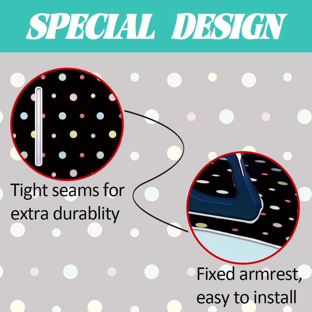 Origach polka-dot pattern detail adds retro style to the course