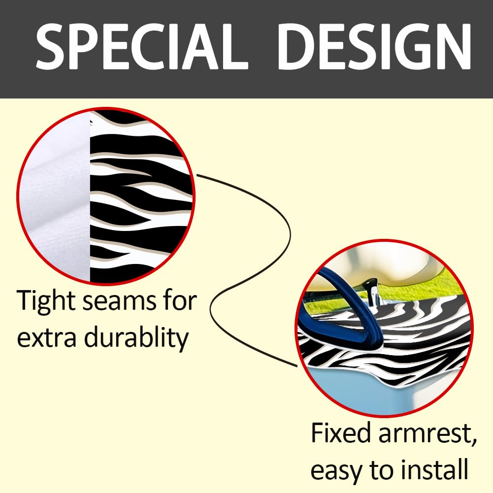 ORIGACH seat cover showing armrest hole design for easy fit