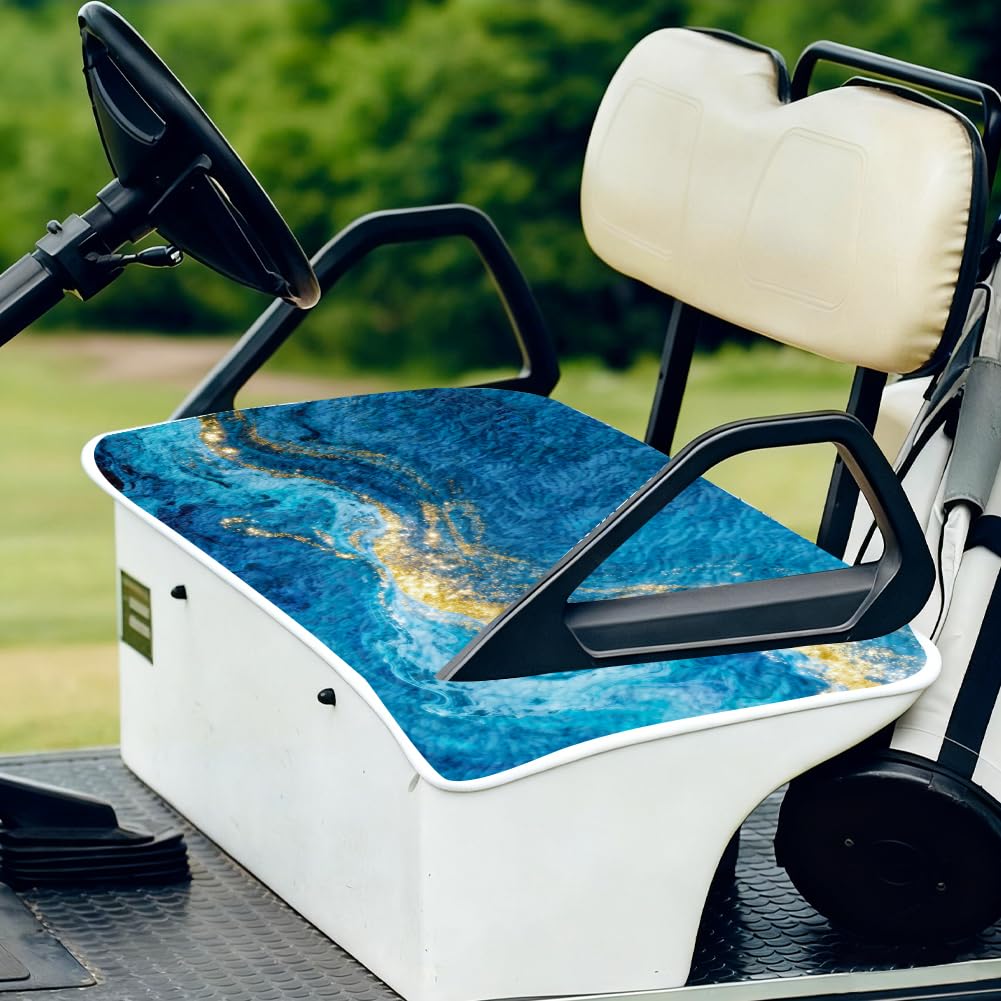 ORIGACH seat cover with armrest holes enables precise alignment on two-seat carts