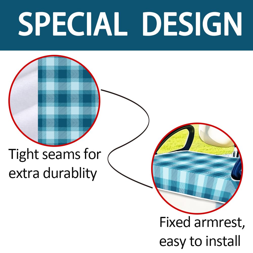 ORIGACH seat cover helps keep seats cool and dry in warm weather.