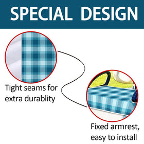 ORIGACH seat cover helps keep seats cool and dry in warm weather.