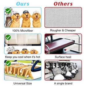 ORIGACH microfiber seat cover durable and wrinkle resistant for long use