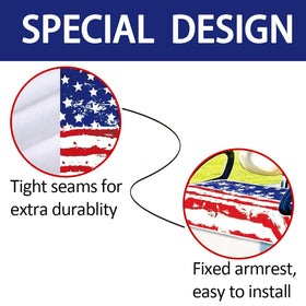 ORIGACH seat cover keeps seats cool and dry during hot weather.