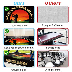 ORIGACH machine washable microfiber seat cover for simple care and long life.