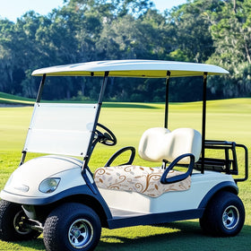 ORIGACH seat-cover on-cart armrests shown in action for quick setup.