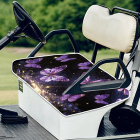 Origach seat cover on cart demonstrates universal 2-seat fit.
