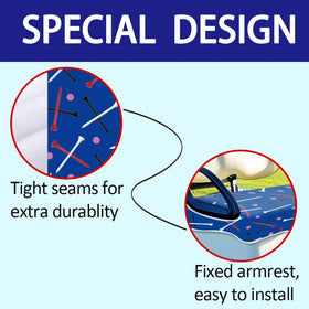 ORIGACH seat cover design helps stay cool and comfortable during hot golf days