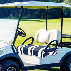 ORIGACH stripe-pattern seat cover suitable for both summer cooling and winter warmth