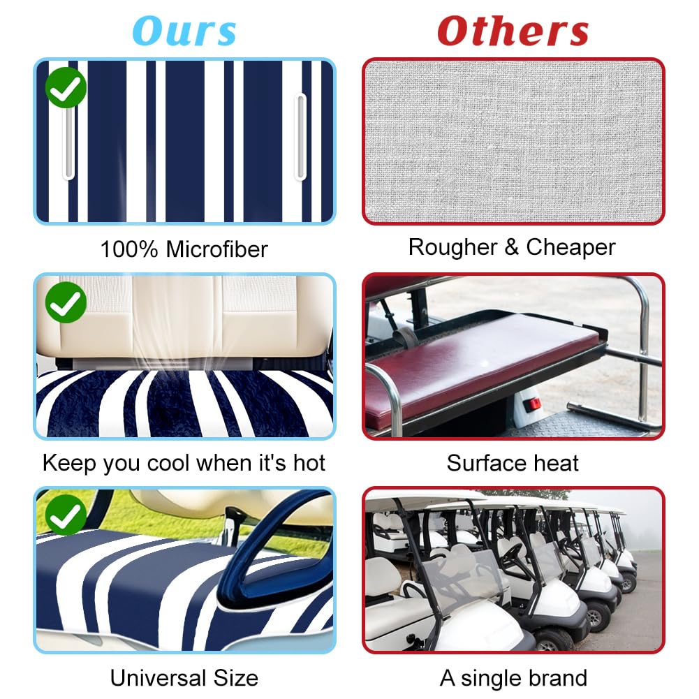 ORIGACH striped design seat cover, a practical gift for golf enthusiasts