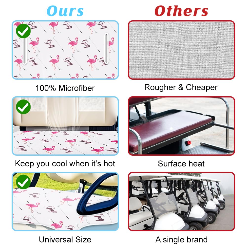 ORIGACH universal-fit two-seat cart cover designed for compatibility with most models.