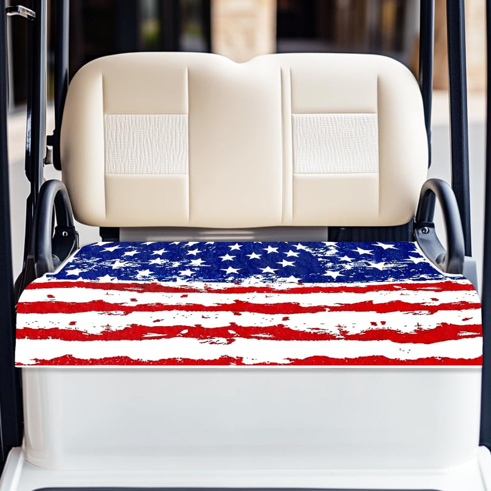 ORIGACH universal golf cart seat cover 78.5×130 cm protects two-seat carts.