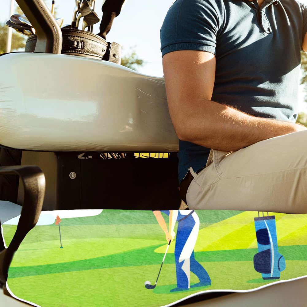 ORIGACH golf-pattern design seat cover adds sport-inspired style