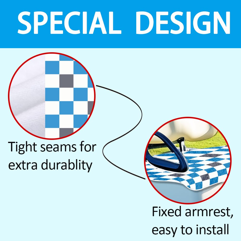 ORIGACH universal golf cart seat cover assembly demonstrates easy DIY install.