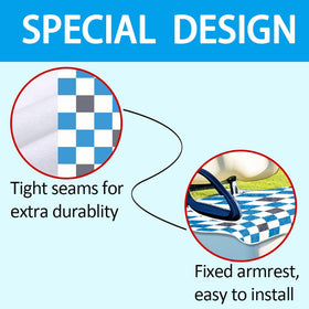 ORIGACH universal golf cart seat cover assembly demonstrates easy DIY install.