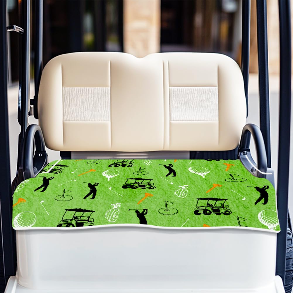 ORIGACH universal golf cart seat cover in rose red protects seats and enhances summer comfort