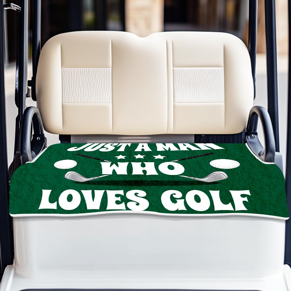 ORIGACH universal golf cart seat cover for two-seat carts enhances comfort on sunny days