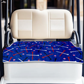 ORIGACH universal golf cart seat cover for 2-seat carts keeps seats cool and dry
