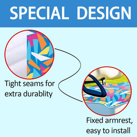 ORIGACH microfiber texture feels soft and breathable for comfortable seating