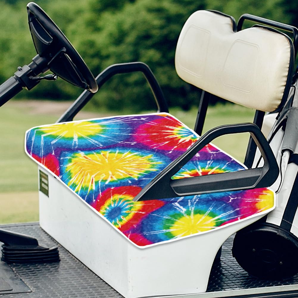 ORIGACH vibrant tie-dye design adds summer vibe to golf cart